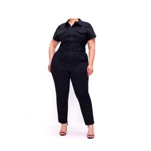 Good American Fit for Success Jumpsuit Black (Size 3XL) - NWT